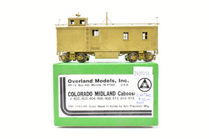 HO Brass OMI - Overland Models, Inc. CM -Colorado Midland Wood Side-Door Caboose #402-414
