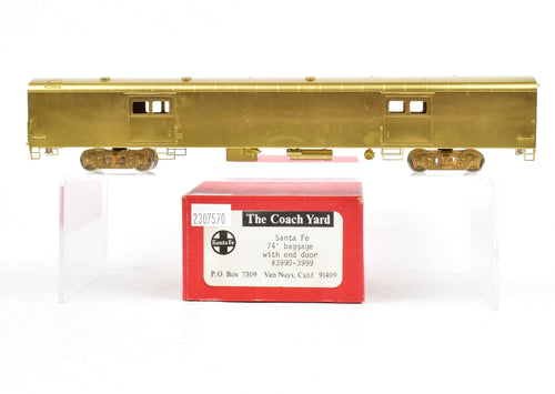 HO Brass TCY - The Coach Yard ATSF - Santa Fe 3990-3999 Baggage with end doors