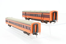 Load image into Gallery viewer, HO Brass NPP - Nickel Plate Products MILW - Milwaukee Road Hiawatha Mail Car &amp; Luxury Coach Set Custom Painted and Un-numbered Upgraded w/Central Valley Trucks
