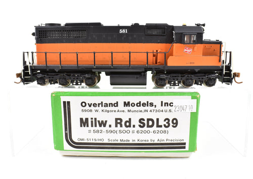 HO Brass OMI - Overland Models, Inc. MILW - Milwaukee Road EMD SDL39 Custom Painted #581