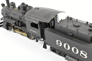 HO Brass Balboa ATSF - Santa Fe 9000 Class 0-6-0 Switcher Custom Painted No. 9008