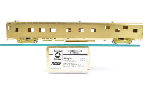 HO Brass Oriental Limited NP - Northern Pacific North Coast Limited Sleeper #366 w/ Skirts