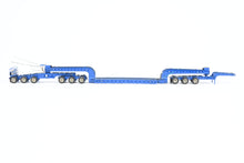 Load image into Gallery viewer, HO Brass CON OMI - Overland Models, Inc. Nelson Miller Transfer 9-axle Heavy Haul Trailer FP Blue RARE 1 of 1 Pilot Model – Never Produced!
