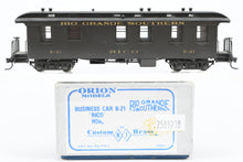 Load image into Gallery viewer, HOn3 Brass NJ Custom Brass RGS - Rio Grande Southern Business Car B-21 “Rico” Custom Painted
