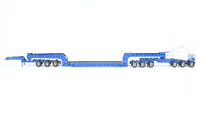 Load image into Gallery viewer, HO Brass CON OMI - Overland Models, Inc. Nelson Miller Transfer 9-axle Heavy Haul Trailer FP Blue RARE 1 of 1 Pilot Model – Never Produced!
