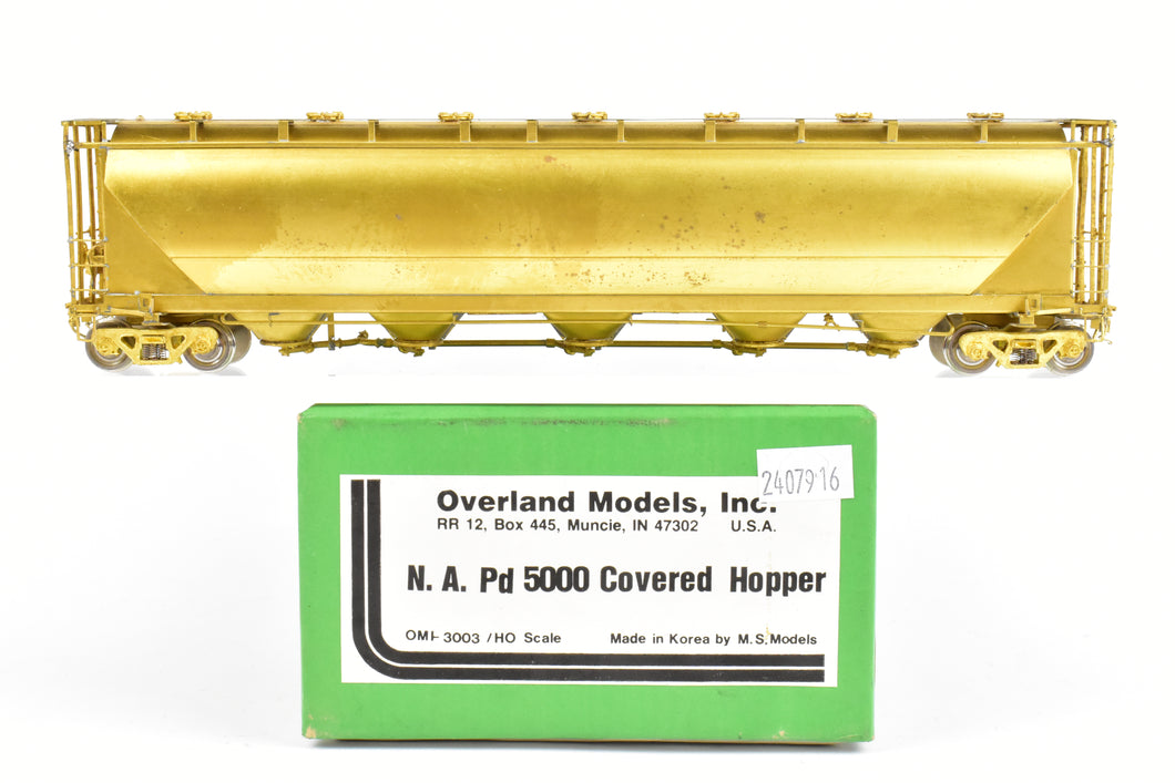 HO Brass OMI - Overland Models, Inc. Various Roads North American Pd 5000 Covered Hopper