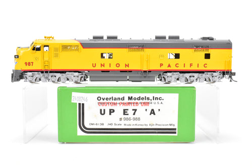 HO Brass OMI - Overland Models, Inc. UP -Union Pacific EMD E7A Nos. 985 - 988, Factory Painted No. 987