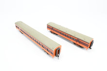 Load image into Gallery viewer, HO Brass NPP - Nickel Plate Products MILW - Milwaukee Road Hiawatha Mail Car &amp; Luxury Coach Set Custom Painted and Un-numbered Upgraded w/Central Valley Trucks
