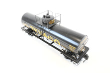Load image into Gallery viewer, Gauge 1 - 1:32nd Scale Brass PSC - Precision Scale Co. Various Roads 10,000 Gallon Tank Car Factory Painted TXC - The Texas Company Texaco No. 4593
