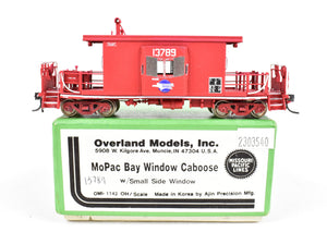 HO Brass OMI - Overland Models, Inc. MP - Missouri Pacific Bay Window Caboose With Small Side Window Painted
