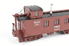 Load image into Gallery viewer, HO Brass CIL - Challenger Imports CB&amp;Q - Burlington Route Wood Waycar 30 ft. Class NE-6 FP No. 14433

