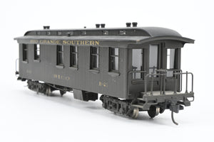 HOn3 Brass NJ Custom Brass RGS - Rio Grande Southern Business Car B-21 “Rico” Custom Painted