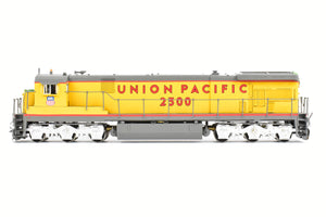 HO Brass OMI - Overland Models Inc. UP - Union Pacific GE C30-7 Double-Window Cab Custom Painted in Union Pacific Yellow/Gray #2500