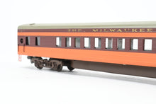 Load image into Gallery viewer, HO Brass NPP - Nickel Plate Products MILW - Milwaukee Road Hiawatha Mail Car &amp; Luxury Coach Set Custom Painted and Un-numbered Upgraded w/Central Valley Trucks
