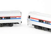 Load image into Gallery viewer, N Kato 106-6291 Amtrak Amfleet Phase III 2-Car Set A Coaches Nos. 25056 and 25023

