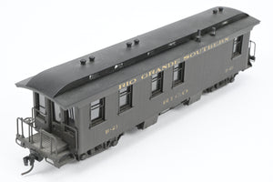 HOn3 Brass NJ Custom Brass RGS - Rio Grande Southern Business Car B-21 “Rico” Custom Painted