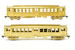 HO Brass MTS Imports IRT - Interborough Rapid Transit "Deck Roof" Hi-V Subway 2-Car Set