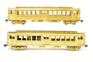 HO Brass MTS Imports IRT - Interborough Rapid Transit "Deck Roof" Hi-V Subway 2-Car Set