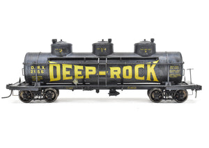 O Scale Brass Unknown Importer DRX - Deep Rock 3-Dome Tank Car C/P NO ORIGINAL BOX