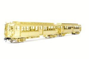 HO Brass MTS Imports IRT - Interborough Rapid Transit "Deck Roof" Hi-V Subway 2-Car Set