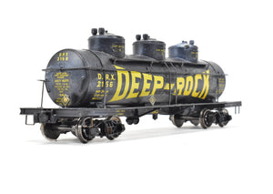 O Scale Brass Unknown Importer DRX - Deep Rock 3-Dome Tank Car C/P NO ORIGINAL BOX