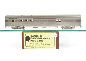 HO Brass W&R Enterprises ATSF - Santa Fe Baggage-Mail Car No. 3400