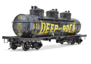 O Scale Brass Unknown Importer DRX - Deep Rock 3-Dome Tank Car C/P NO ORIGINAL BOX