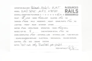 HO Brass Hallmark Models MPI - Motive Power International EMD SD45 Diesel Standard Version C/P No. 9020