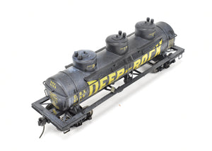 O Scale Brass Unknown Importer DRX - Deep Rock 3-Dome Tank Car C/P NO ORIGINAL BOX