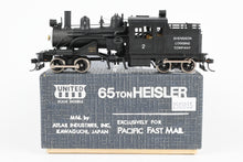 Load image into Gallery viewer, HO Brass PFM - United Various Roads 65-Ton Heisler Geared Logging Locomotive CP Private Road
