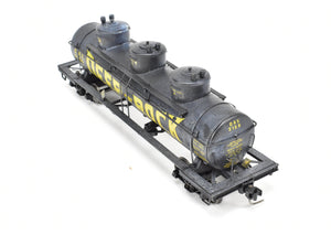 O Scale Brass Unknown Importer DRX - Deep Rock 3-Dome Tank Car C/P NO ORIGINAL BOX