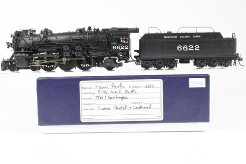 HO Brass PFM - Samhongsa MP - Missouri Pacific 4-6-2 P-73 Custom Painted REBOXX