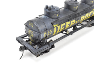 O Scale Brass Unknown Importer DRX - Deep Rock 3-Dome Tank Car C/P NO ORIGINAL BOX