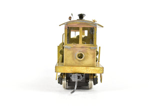 HO Brass Unknown Importer Various Roads Traction Line Pole Car with Load Custom Built