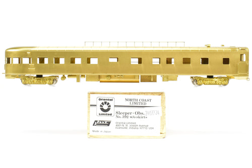 HO Brass Oriental Limited NP - Northern Pacific North Coast Limited Sleeper Observation #392 w/o Skirts