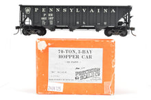 Load image into Gallery viewer, HO Brass PSC - Precision Scale Co. PRR - Pennsylvania Railroad 70-Ton 3-Bay Hopper C/P
