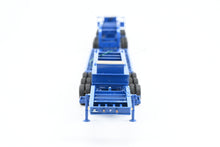 Load image into Gallery viewer, HO Brass CON OMI - Overland Models, Inc. Nelson Miller Transfer 9-axle Heavy Haul Trailer FP Blue RARE 1 of 1 Pilot Model – Never Produced!
