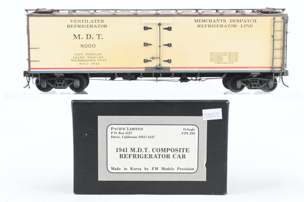 O Brass Pacific Limited MDT – Merchant Dispatch Refrigerator Line 1941 Composite Refrigerator Car CP No. 8000