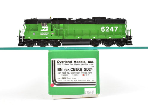 HO Brass OMI - Overland Models, Inc. BN - Burlington Northern (ex CB&Q) SD-24 Factory Painted No 6427 Painted