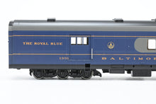 Load image into Gallery viewer, HO Brass CON MTS Imports B&amp;O - Baltimore &amp; Ohio  “The Royal Blue” 8-Car Passenger Set Factory Painted

