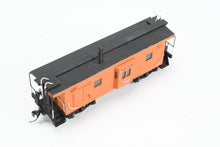 Load image into Gallery viewer, HO Brass NPP - Nickel Plate Products MILW - Milwaukee Road Smooth Side Bay Window Caboose Custom Painted No. 992156 w/ Upgraded Lines West Trucks
