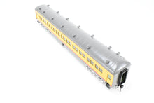 Load image into Gallery viewer, O Brass Sunset Models Third Rail UP - Union Pacific 72’ Harriman Coach FP Yellow/Gray No. 1052
