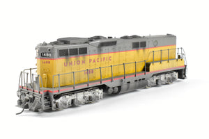 HO Brass Oriental Limited UP - Union Pacific EMD GP9 1750 HP Cabless B-Unit CP and Weathered #148B