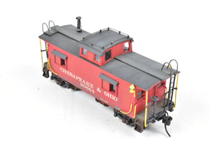 HO Brass OMI - Overland Models, Inc. Meadow River Lumber Company Wood Caboose No. 3 (Ex. C&O) done as Chesapeake & Ohio No. 90664 CP & Weathered