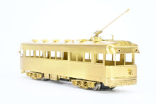 Load image into Gallery viewer, HO Brass CON The Car Works C&amp;LE - Cincinnati &amp; Lake Erie "Red Devils" #110-129 Electric Car

