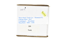 Load image into Gallery viewer, O Scale Brass Unknown Importer DRX - Deep Rock 3-Dome Tank Car C/P NO ORIGINAL BOX
