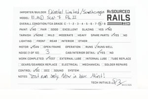 HO Brass Oriental Limited Various Roads EMD SW-7 1200HP Switcher Phase II Version