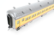 Load image into Gallery viewer, O Brass Sunset Models Third Rail UP - Union Pacific 72’ Harriman Coach FP Yellow/Gray No. 1052
