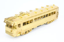 Load image into Gallery viewer, HO Brass CON The Car Works C&amp;LE - Cincinnati &amp; Lake Erie "Red Devils" #110-129 Electric Car
