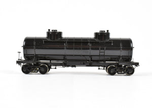 HO Brass OMI - Overland Models, Inc. Various Roads ACF Double Dome 8,000 Gallon Tank Car Painted Black, Unlettered